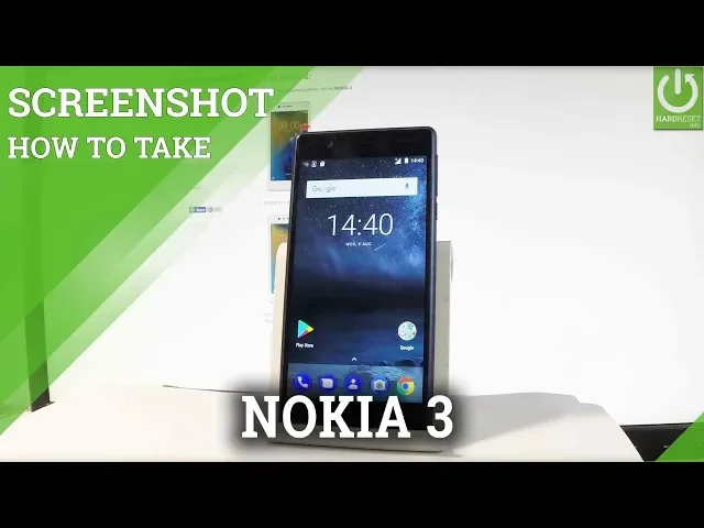 Video thumbnail for How to Take Screenshot in NOKIA 3 - Capture Screen in NOKIA