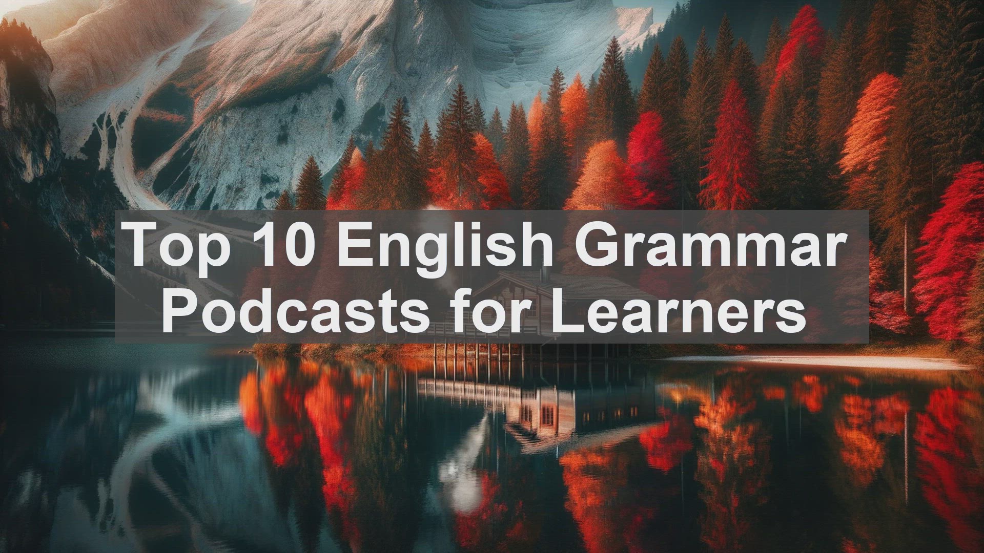'Video thumbnail for Top 10 English Grammar Podcasts for Learners'