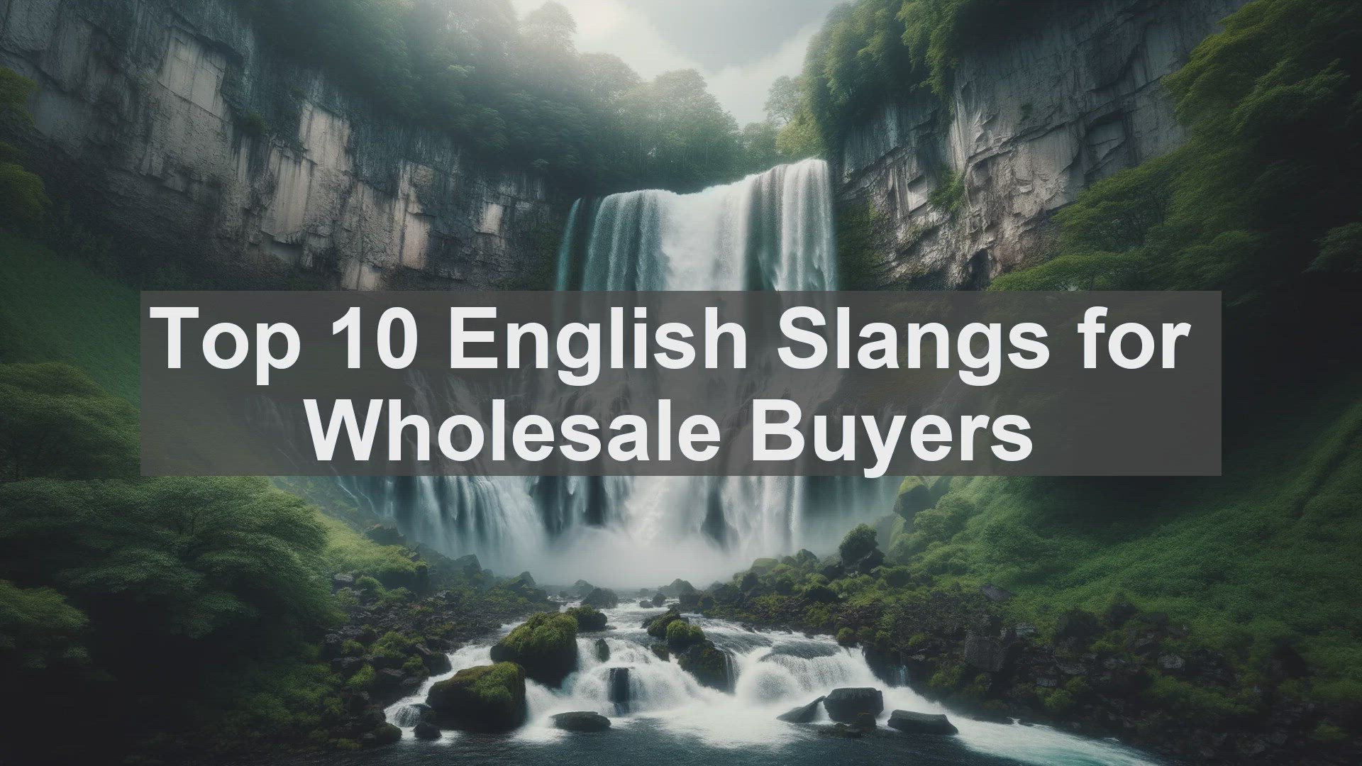 'Video thumbnail for Top 10 English Slangs for Wholesale Buyers'