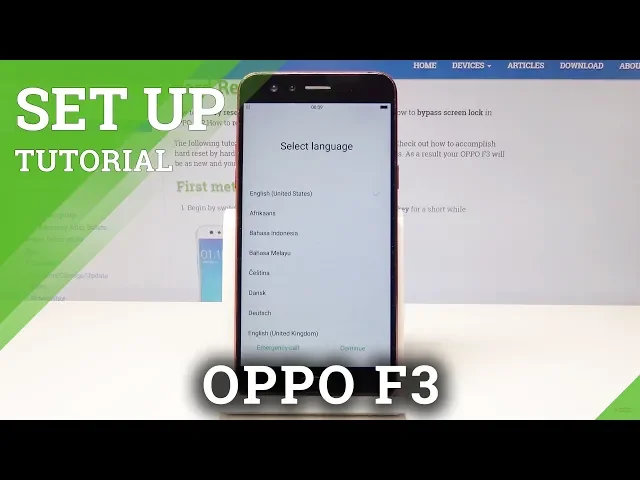 Video thumbnail for How to Set Up OPPO F3 - Configuration Process
