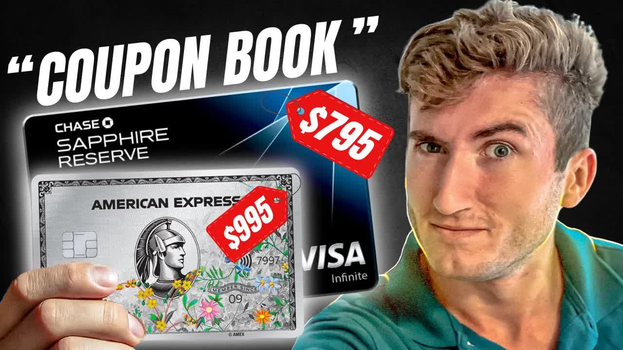 Video thumbnail for anthony venture: credit card coupons: are they actually a good thing? amex platinum & chase sapphire benefits explained