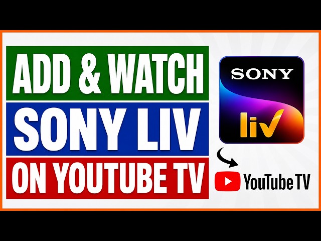 Video thumbnail for How To Add And Watch Sony Liv On YouTube TV? [in 2026]
