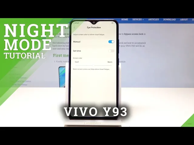 Video thumbnail for How to Activate Blue Light Filter in VIVO Y93 - Eye Protection