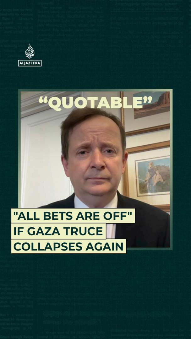 'Video thumbnail for "All bets are off" if Gaza truce collapses again'