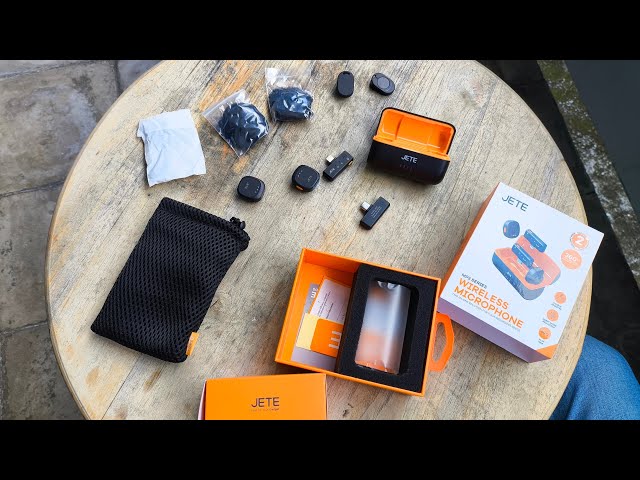 Video thumbnail for Amazing JETE MP2 Wireless Microphone Unboxing & Real Sound Test | Full Review for Smartphones
