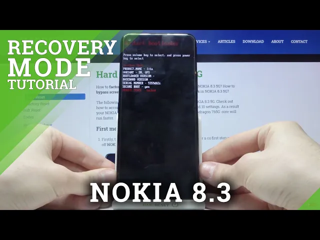 Video thumbnail for Recovery Mode in NOKIA 8.3 – How to Use Recovery Features