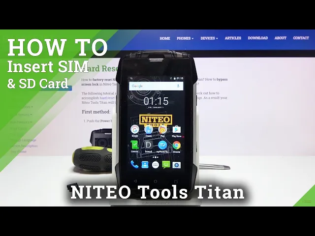 Video thumbnail for How to Insert SIM and SD in Niteo Tools Titan - SIM & SD Slot