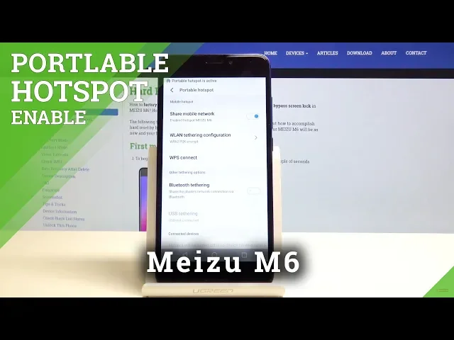 Video thumbnail for Portable Hotspot MEIZU M6 - Share Network / Enable Mobile Hotspot