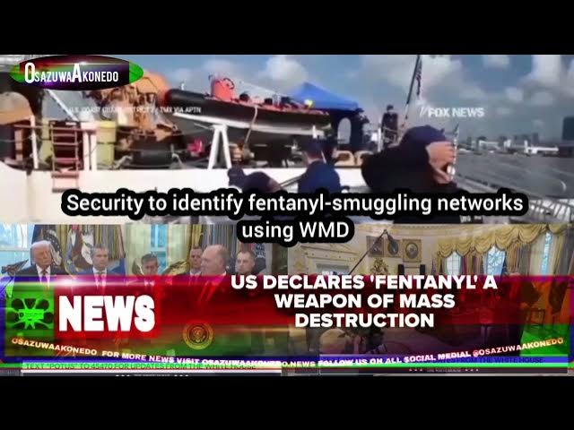 Video thumbnail for US Declares 'Fentanyl' A Weapon Of Mass Destruction