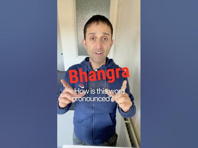 Video thumbnail for How to pronounce bhangra