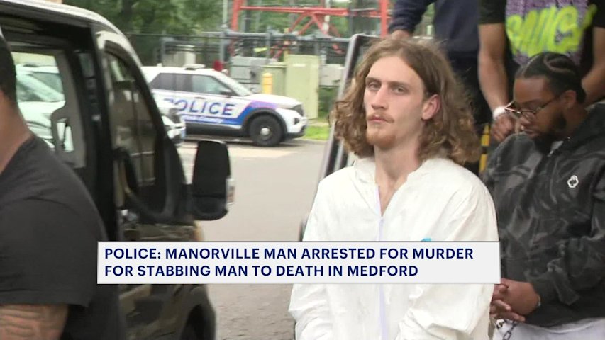 Video thumbnail for Police arrest Manorville man in connection to stabbing death in Medford