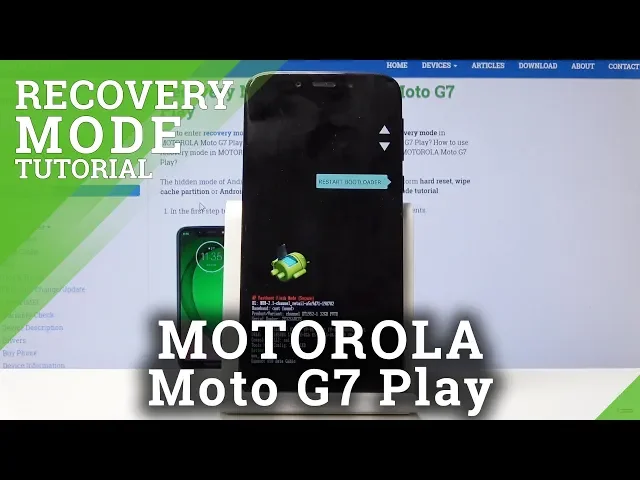 Video thumbnail for How to Open Recovery Mode in Motorola Moto G7 Play - Enable / Exit Recovery Mode