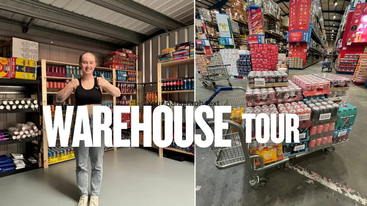 Video thumbnail for money making meg: 2025 warehouse tour! vending & coffee machines, snacks