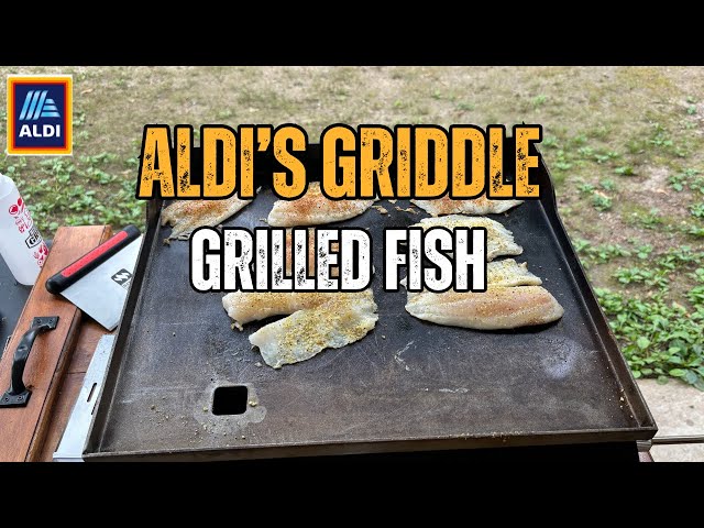 Video thumbnail for Grilled Fish on the Aldi’s Griddle