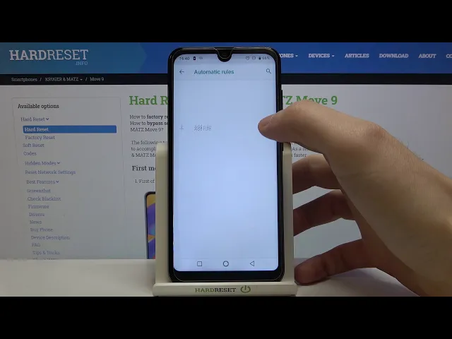 Video thumbnail for How to Turn on DND Mode in KRUGER & MATZ Move – Do Not Disturb Mode