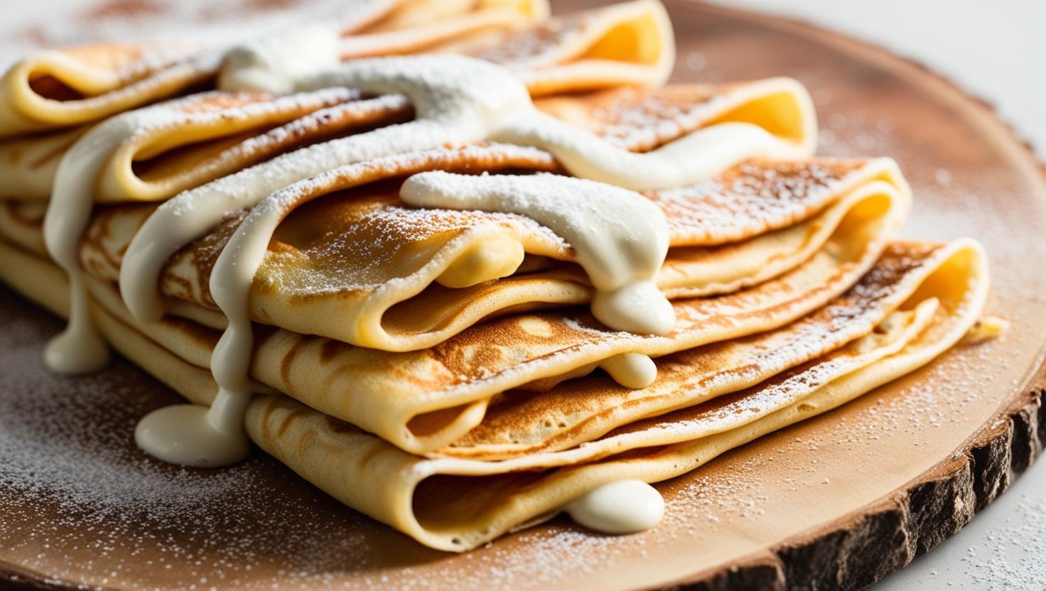 'Video thumbnail for Easy Crepes Recipe with Sweet Cream Cheese: A Delicious Treat for Any Occasion'