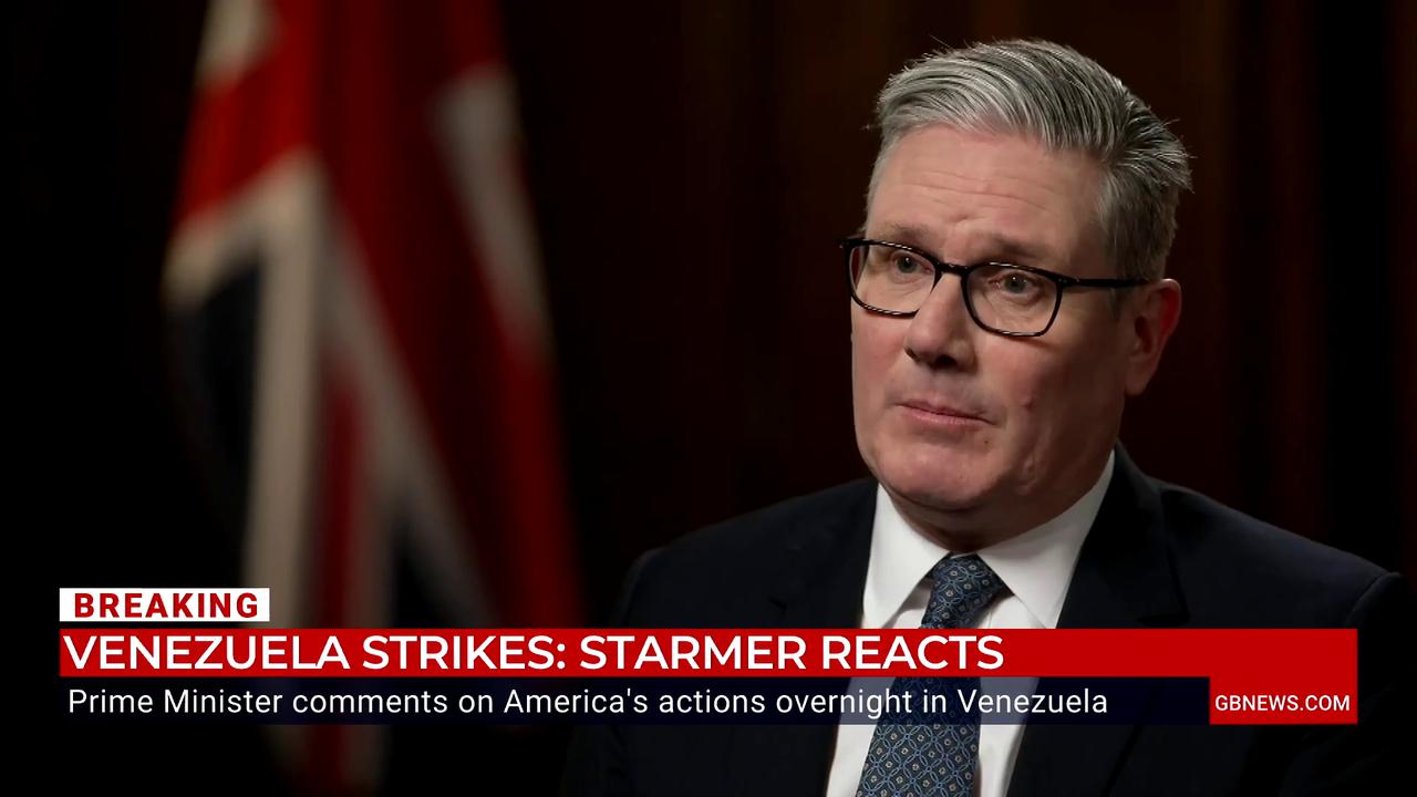 Video thumbnail for WATCH IN FULL: Keir Starmer issues response after US launches 'large scale airstrikes' on Venezuela