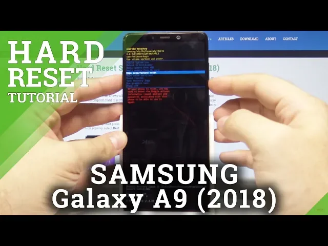 Video thumbnail for HARD RESET SAMSUNG Galaxy A9 (2018) - Bypass Screen Lock