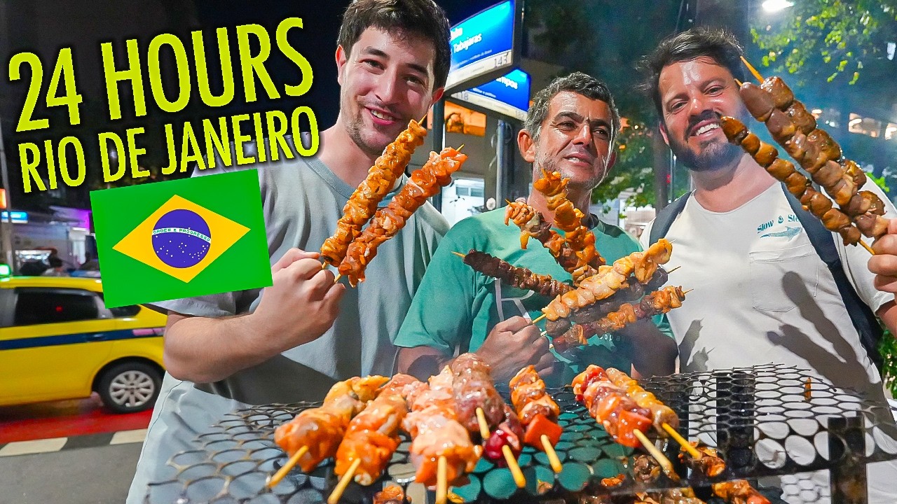 Video thumbnail for 24 Hours of Brazilian Food in Rio De Janeiro MEAT WOLVERINE w/ @rio4fun