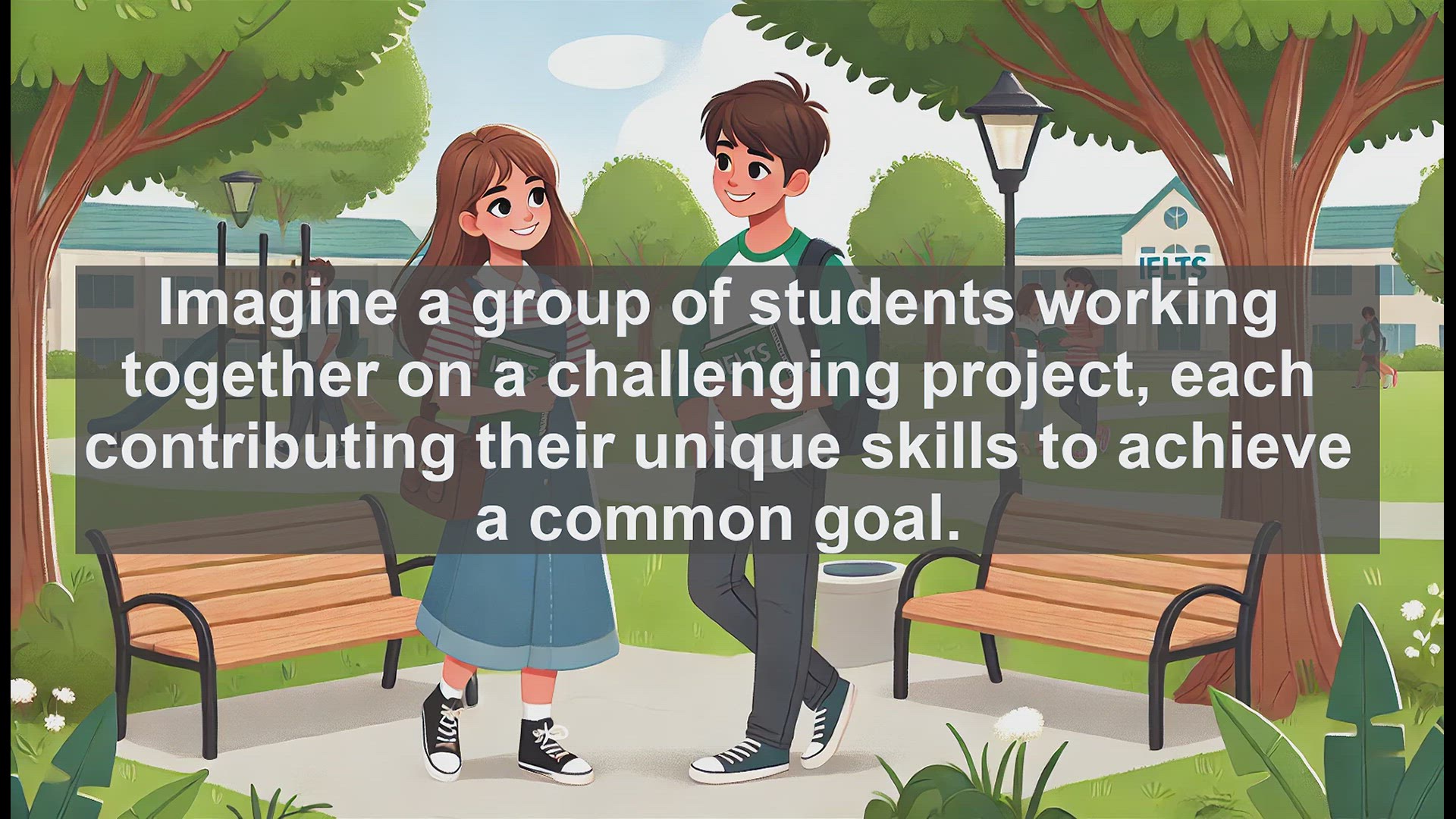 'Video thumbnail for 2500 Must Know IELTS 6.5 Vocabulary - Understanding 'Collaborate': Teamwork in Action'