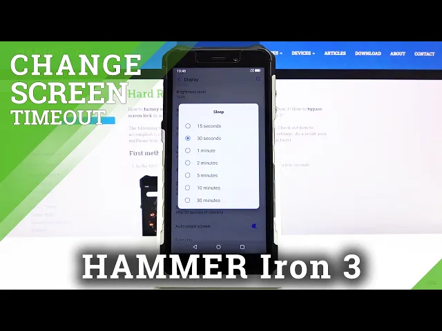 Video thumbnail for How to Customize Screen Timeout in myPhone Hammer Iron 3 – Display Settings