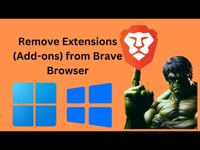 'Video thumbnail for How to Uninstall or Remove Extensions (Add-ons) from Brave Browser in Windows 11 or 10?'