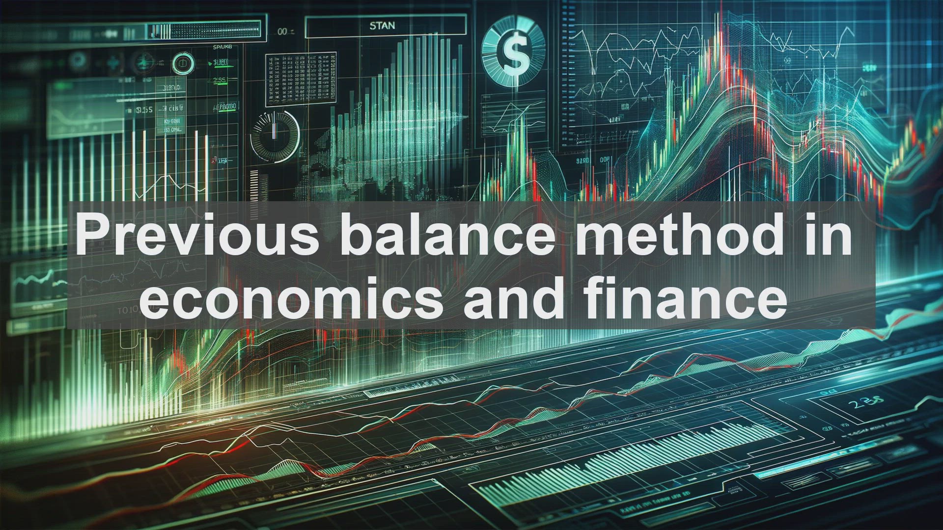 'Video thumbnail for Previous balance method in economics and finance'