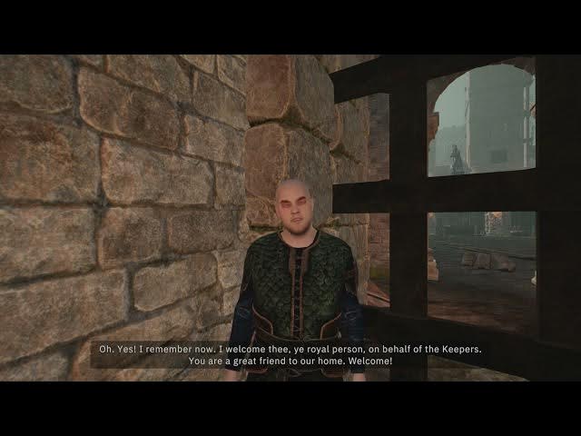 Video thumbnail for Tainted Grail: The Fall of Avalon - Shadow of The Horns: Talk with Drunk Guard Odran | Show Pin