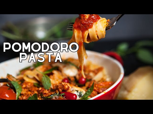 'Video thumbnail for Classic Pomodoro Pasta Recipe: Simple, Fresh, and Packed with Flavor'