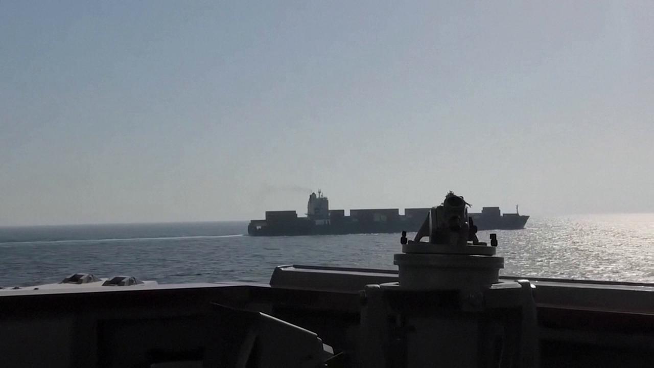 Video thumbnail for Iran: Vessel with 30 crew reports attack near Strait of Hormuz, seeks assistance.