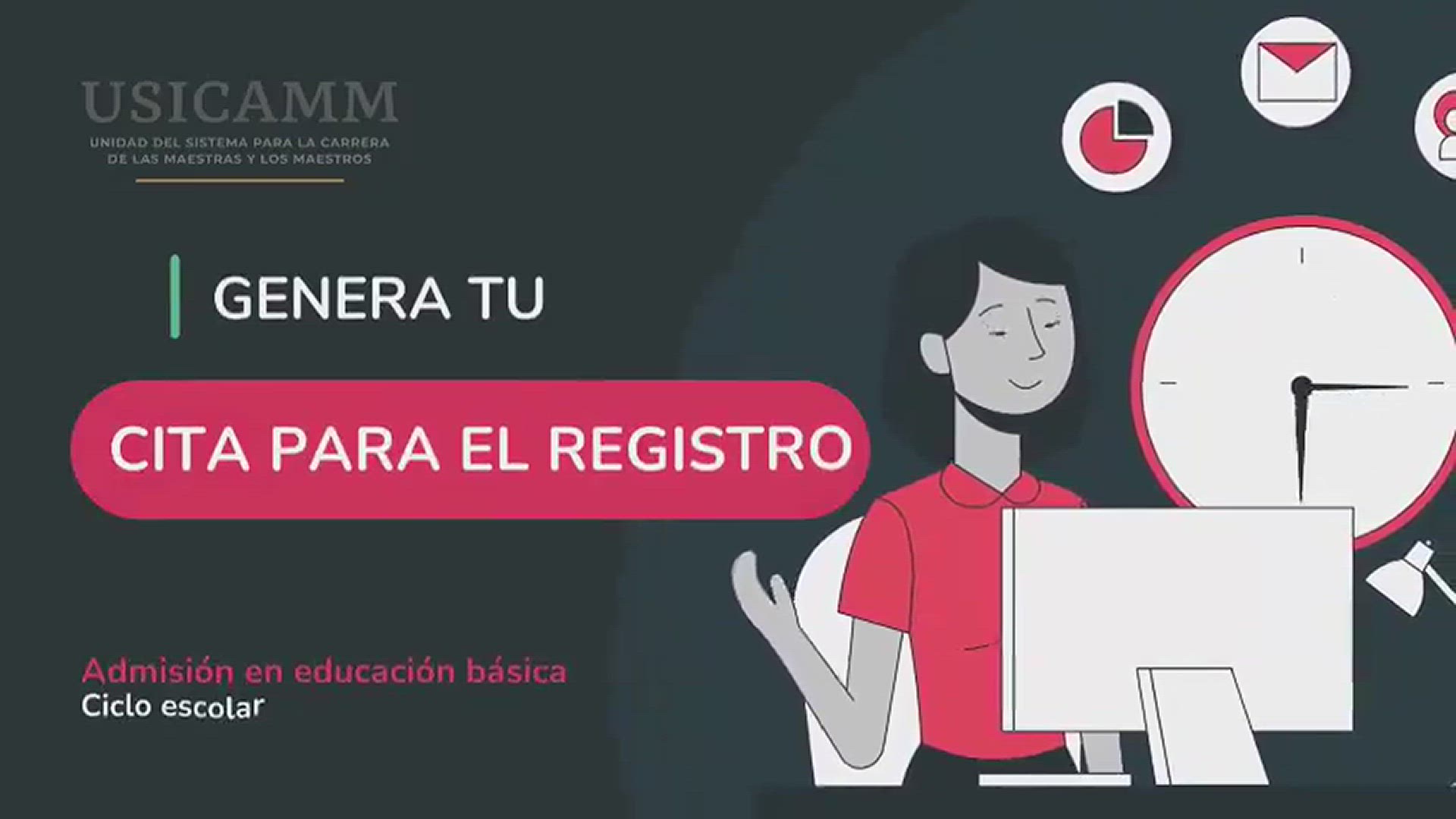 'Video thumbnail for USICAMM: Generar cita para admisión en Educación Básica, ciclo 2024-2025'