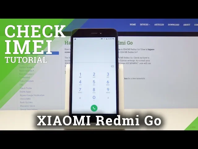 Video thumbnail for How to Locate IMEI Number in XIAOMI Redmi Go - Serial Number Info