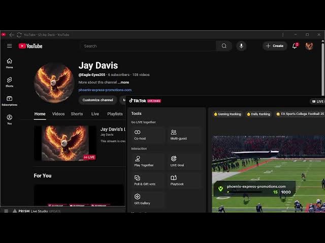 Video thumbnail for Jay Davis's Live broadcast