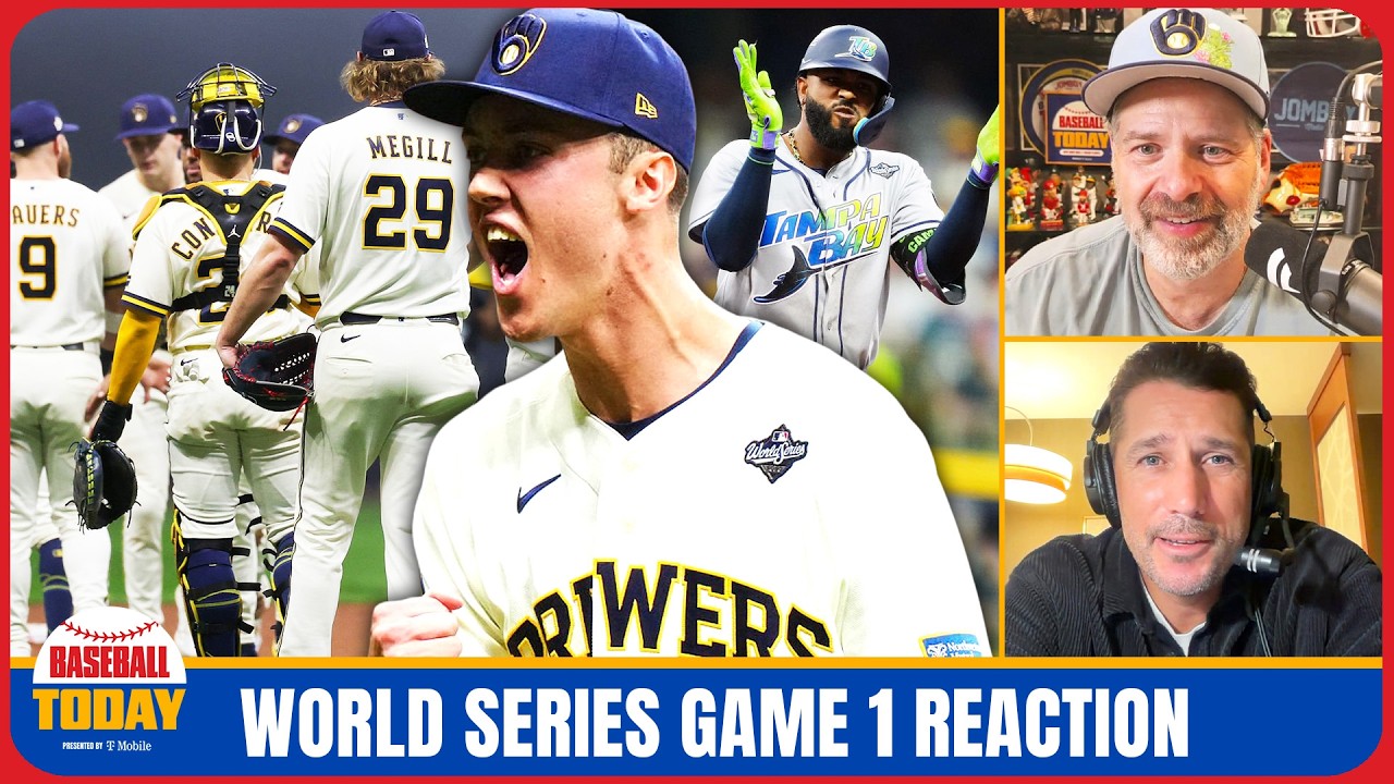 Video thumbnail for Reaction to a WILD World Series game one | Baseball Today