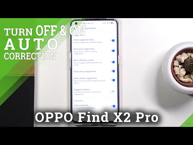 Video thumbnail for How to Turn On Auto Correction in OPPO Find X2 Pro – Use Auto Correction