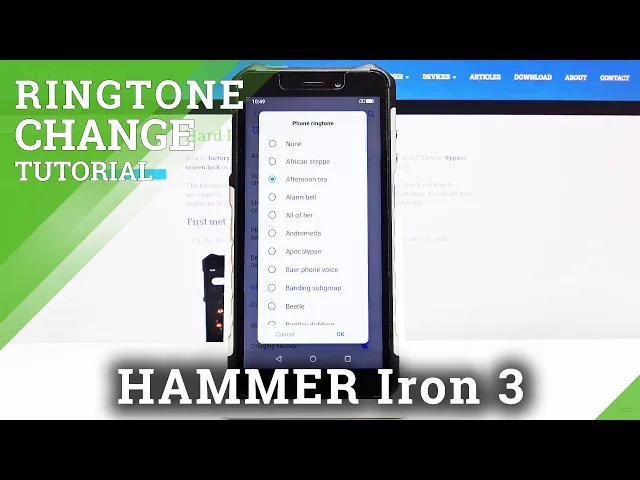Video thumbnail for How to Change Ringtone in Hammer Iron 3 - Hammer Ringtones List
