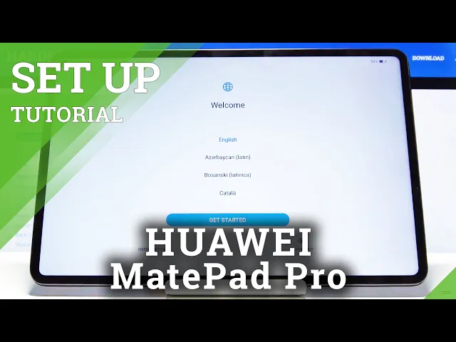 Video thumbnail for Set Up Process in HUAWEI MatePad Pro – Configuration