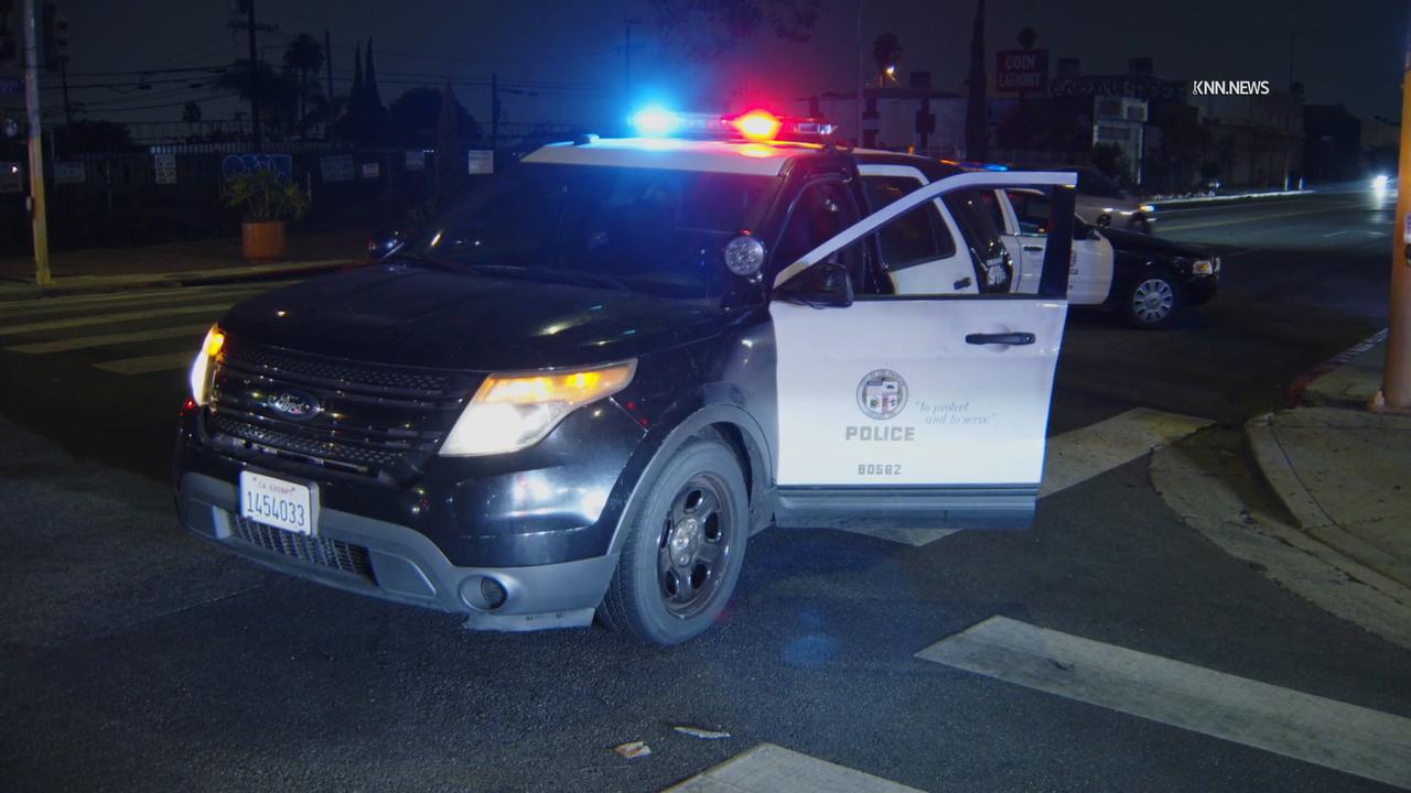 Video thumbnail for US, Los Angeles: Manchester Square LAPD Officer Injured in Solo-Vehicle Crash.