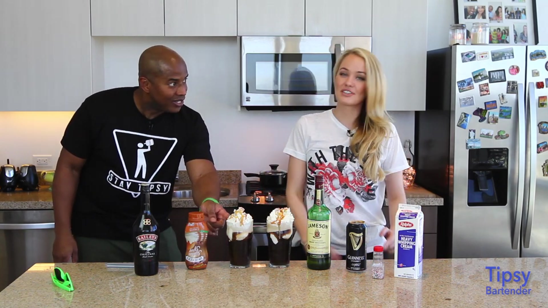 Video thumbnail for Guinness Float   Tipsy Bartender(720P HD)