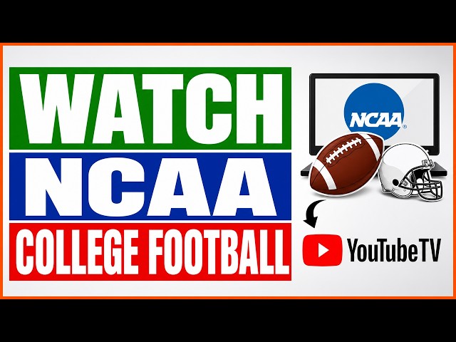 Video thumbnail for How To Watch NCAA College Football On YouTube TV? [in 2026]