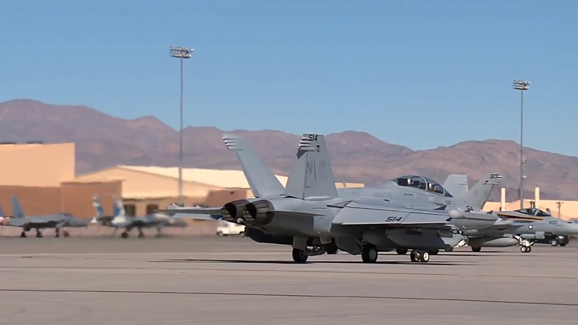 'Video thumbnail for EA-18G Growlers At Red Flag Nellis • Day & Night Operations'