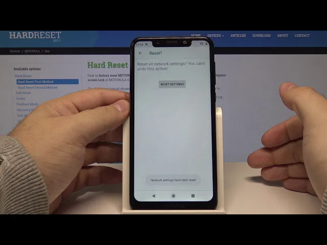 Video thumbnail for How to Reset Settings in MOTOROLA One - Restore Defaults Configuration