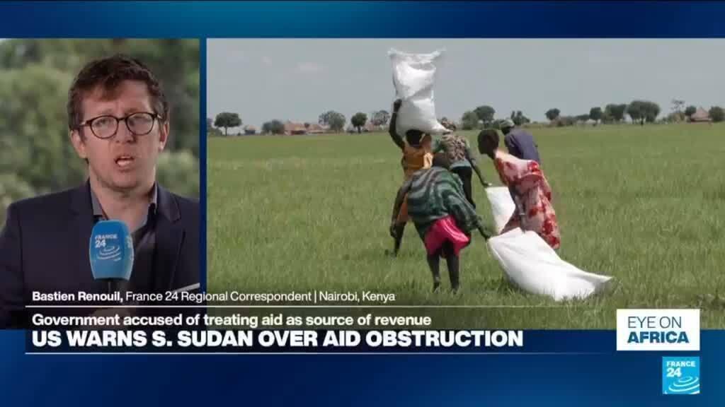 Video thumbnail for US threatens South Sudan with sanctions over aid obstruction