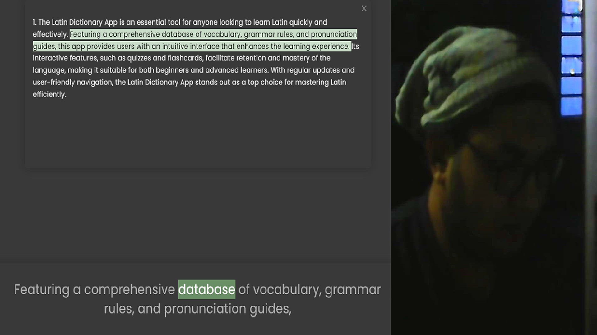 Video thumbnail for 1. The Latin Dictionary App is an essential tool for anyone looking to learn Latin quickly and effectively. Featuring a comprehensive database of vocabulary, grammar rules, and pronunciation guides, this app provides users with an intuiti