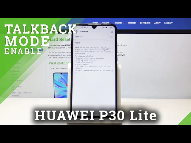 Video thumbnail for How to Activate Talkback on Huawei P30 Lite - Turn Off Talkback