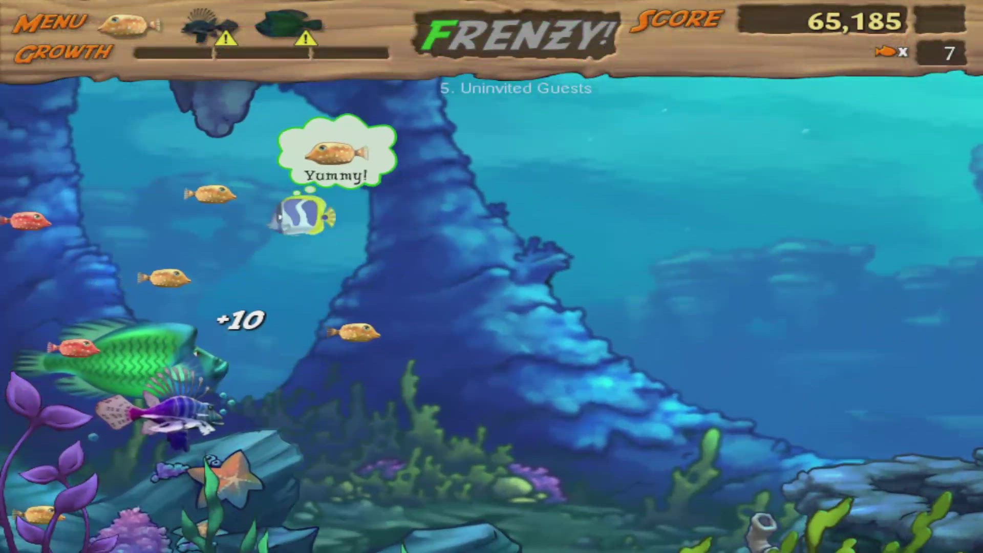 'Video thumbnail for Feeding Frenzy 2 Shipwreck Showdown Lvl 5'