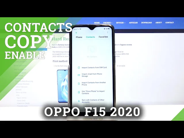 Video thumbnail for How to Copy Contacts in OPPO F15 2020 – Move Contacts