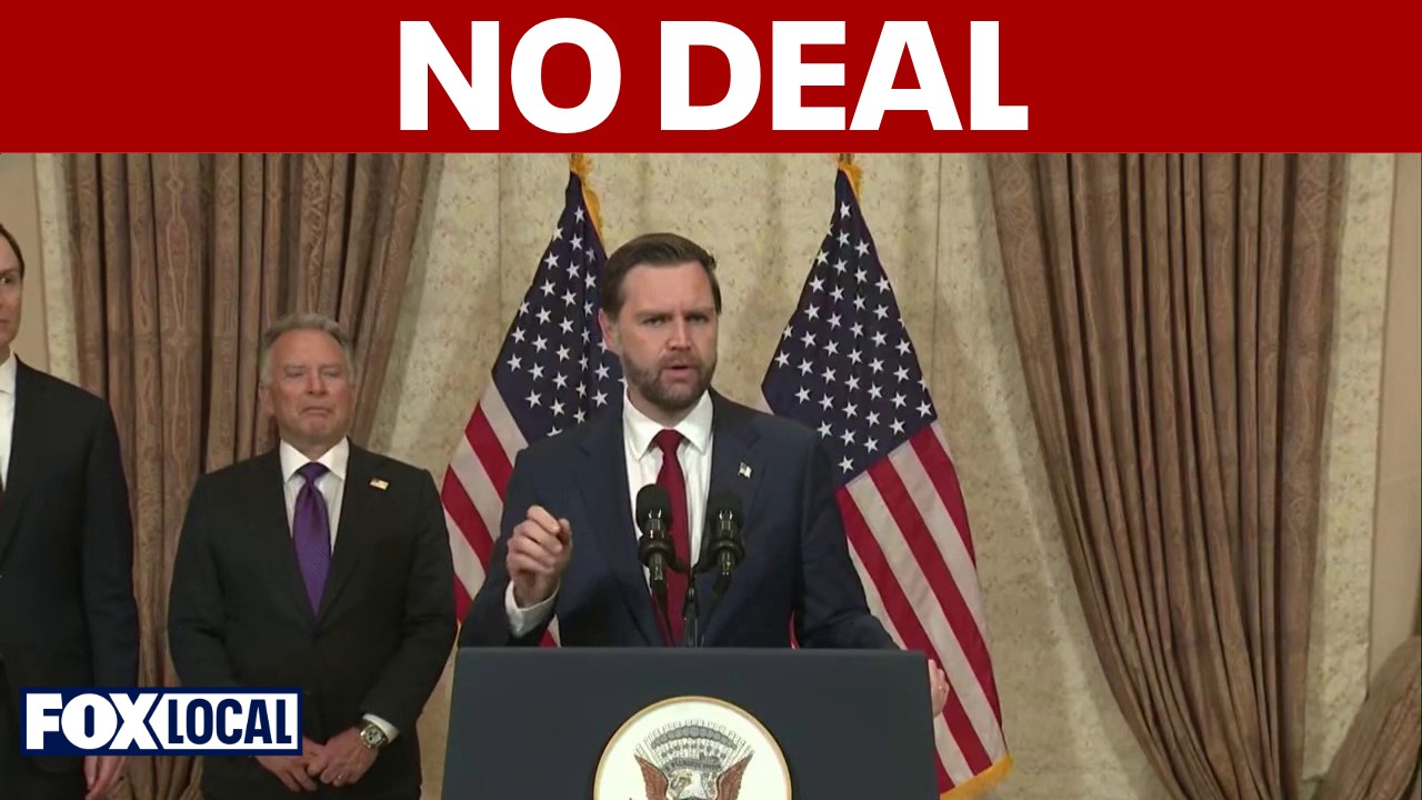 Video thumbnail for Vance says Iran talks end without deal