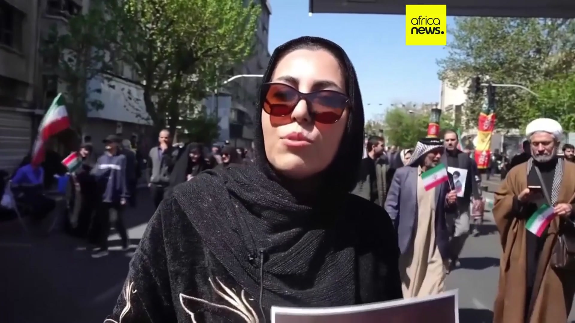 Video thumbnail for Iranians pay tribute to slain supreme leader weeks after killing