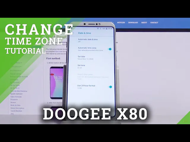Video thumbnail for How to Change Date and Time in DOOGEE X80 – Set Date and Time